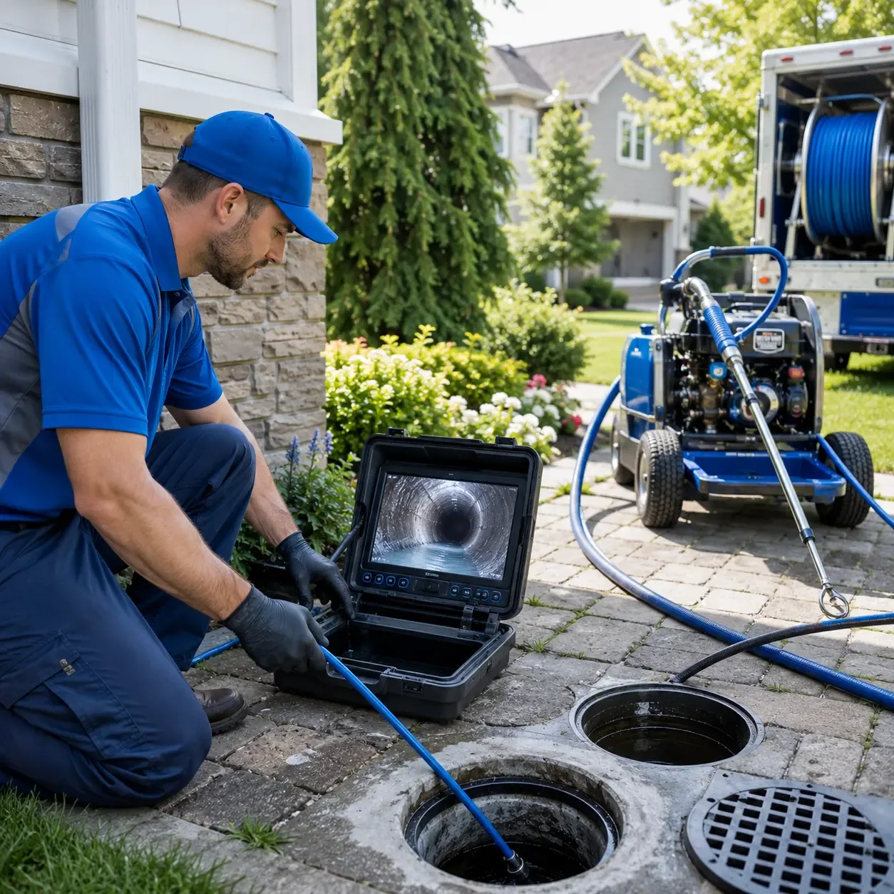 Outdoor drain cleaning professionals serving Tustin, MI