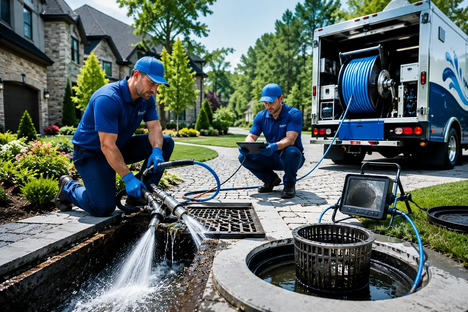 Local outdoor drain cleaning professionals in Tustin, MI